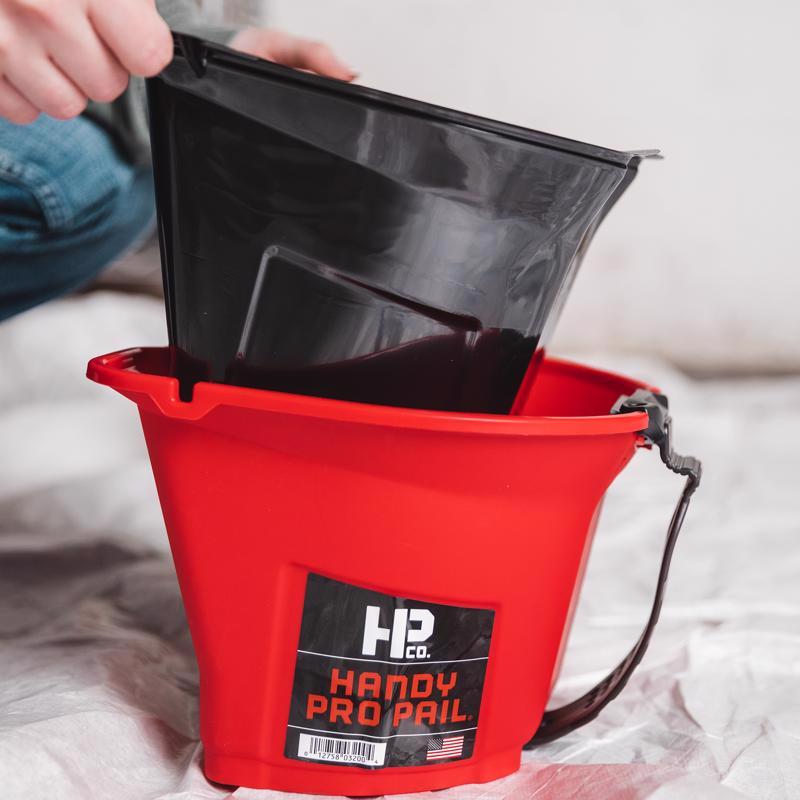 Handy Pro Red 1/2 gal Paint Pail