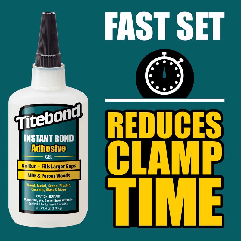 Titebond Instant Bond Translucent Wood Adhesive 4 oz