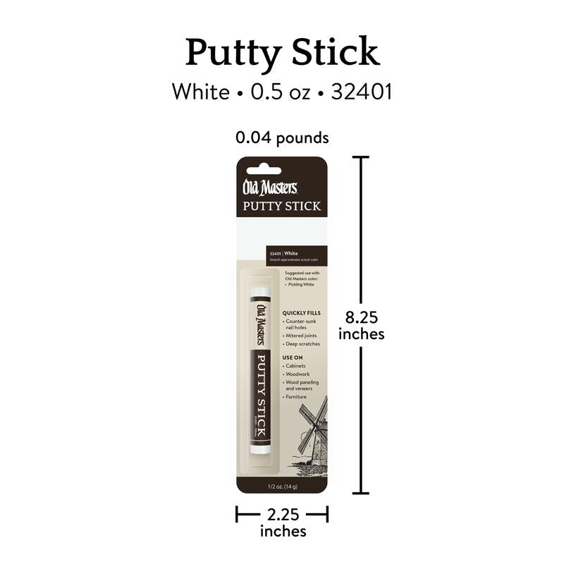 Old Masters White Putty Stick 0.5 oz
