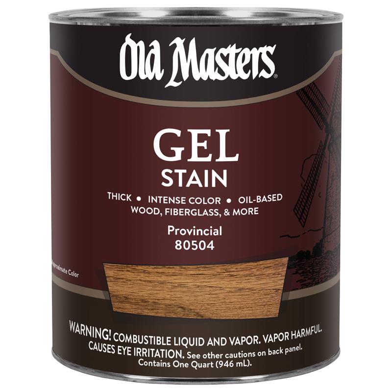 Old Masters Semi-Transparent Provincial Oil-Based Alkyd Gel Stain 1 qt