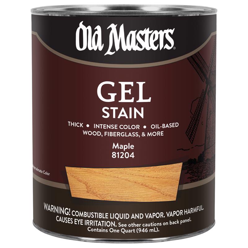 Old Masters Semi-Transparent Maple Oil-Based Alkyd Gel Stain 1 qt