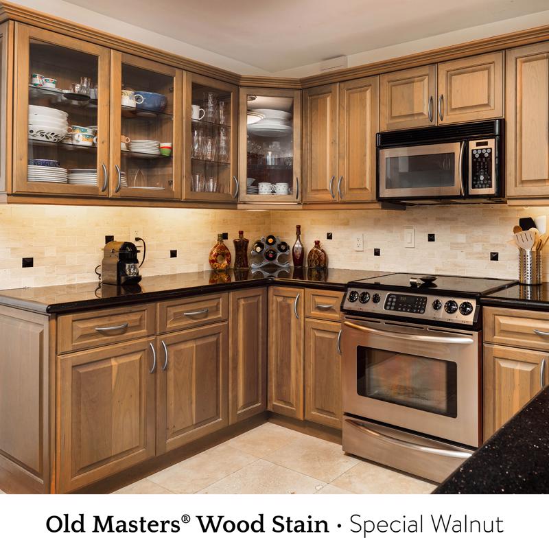 Old Masters Semi-Transparent Special Walnut Oil-Based Alkyd Gel Stain 1/2 pt