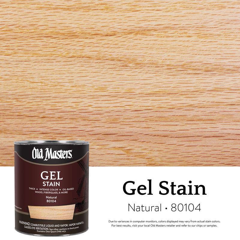 Old Masters Semi-Transparent Natural Oil-Based Alkyd Gel Stain 1 qt
