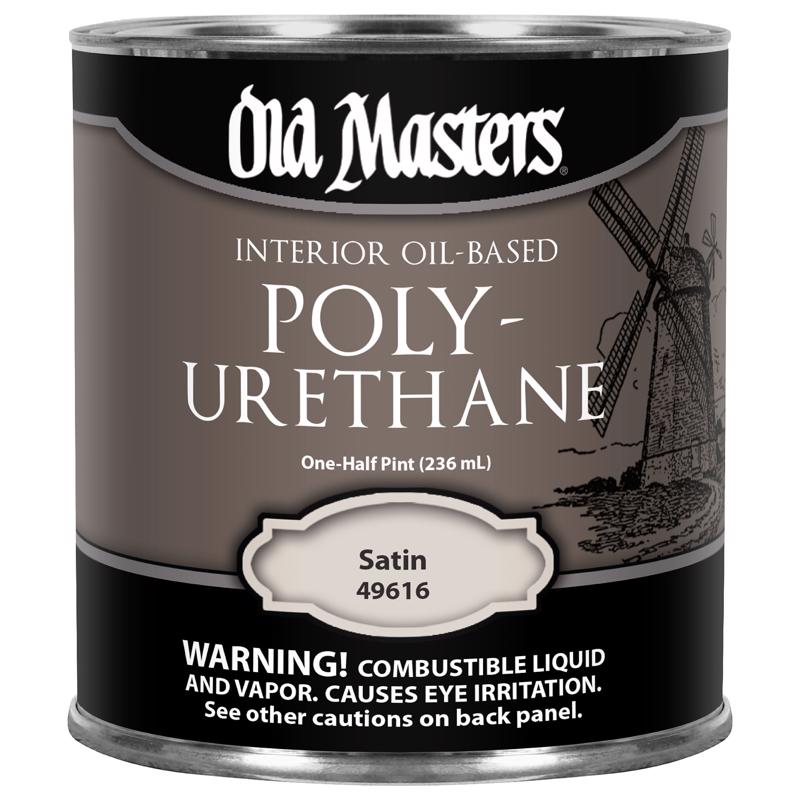 Old Masters Satin Clear Oil-Based Polyurethane 0.5 pt