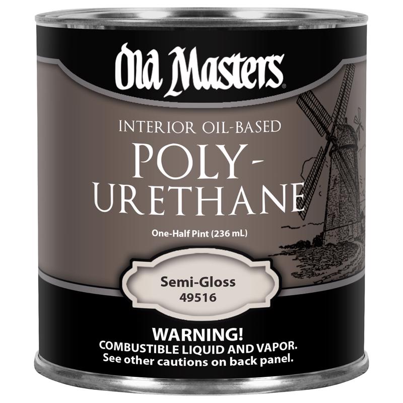 Old Masters Semi-Gloss Clear Oil-Based Polyurethane 0.5 pt