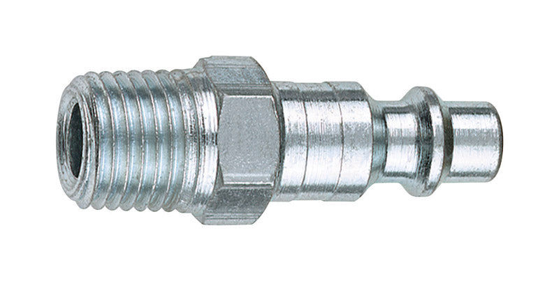 Tru-Flate Steel 1/4 in. I/M Style Plug 3/8 in. Male