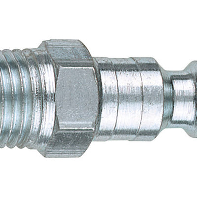 Tru-Flate Steel 1/4 in. I/M Style Plug 3/8 in. Male