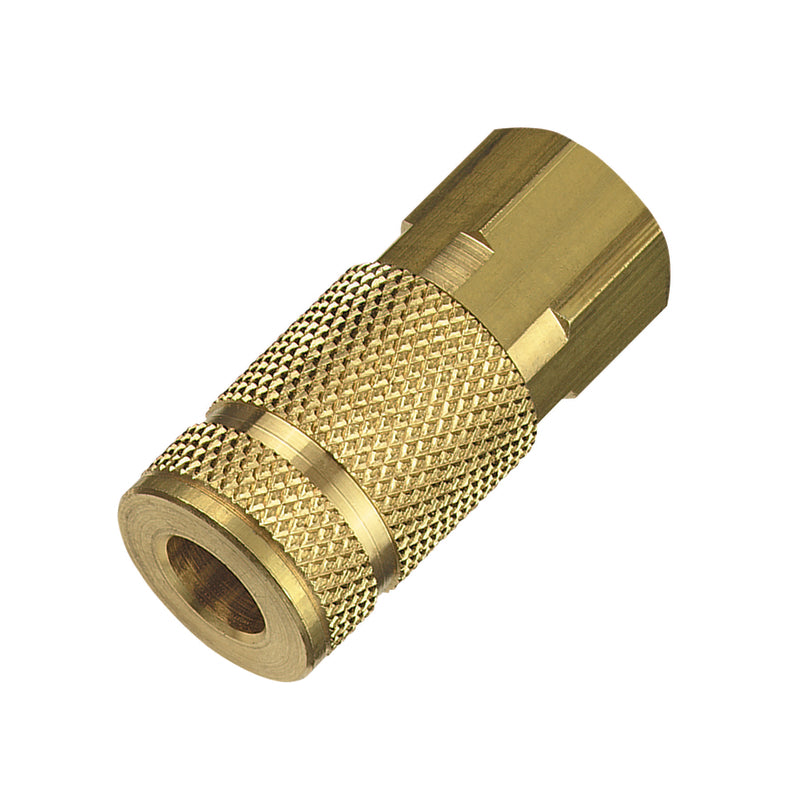 Tru-Flate Brass Aro Style Coupler 1/4 in. Female