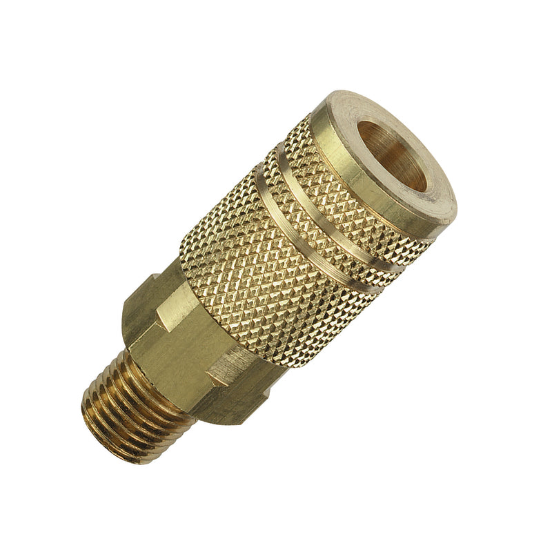 Amflo Brass 1/4 in. I/M Style Coupler 1/4 in. Male