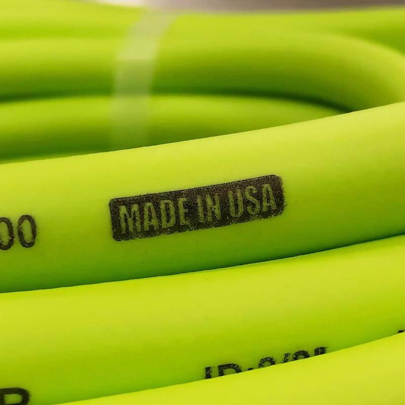 Legacy Flexzilla Pro 100 ft. L X 1/4 in. D Hybrid Polymer Air Hose 300 psi Zilla Green