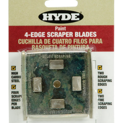 Hyde 2-1/2 in. W High Carbon Steel 4-Edge Scraper Blade