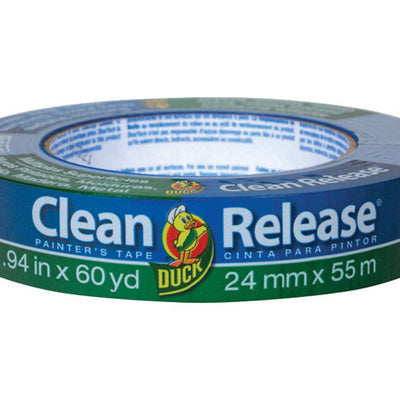 Duck Clean Release .94 in. W X 60 yd L Blue Medium Strength Painter's Tape