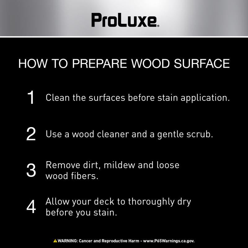 ProLuxe Proluxe SRD Semi-Transparent Tintable Matte Tint Base Base 1 Acrylic Wood Finish 1 gal