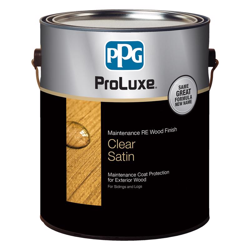 ProLuxe Maintenance RE Transparent Satin Clear Oil-Based Wood Protection 1 gal