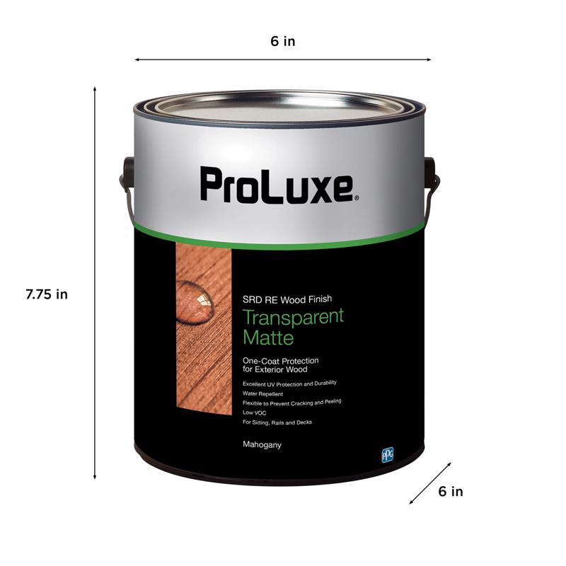 ProLuxe SRD RE Transparent Matte Mahogany Oil-Based All-in-One Stain and Finish 1 gal