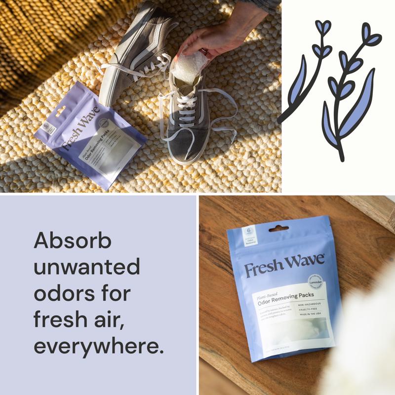 Fresh Wave Lavender Lavender Scent Odor Removing Packs 4.5 oz Beads