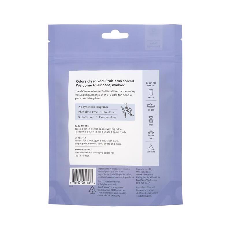 Fresh Wave Lavender Lavender Scent Odor Removing Packs 4.5 oz Beads