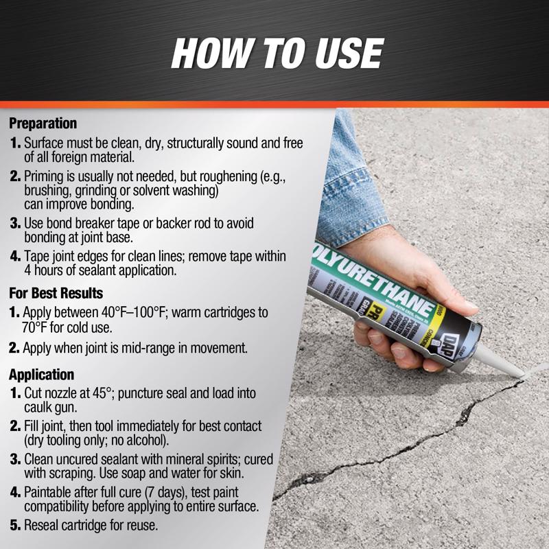 DAP Super Strength Polyurethane White Sealant 10.1 oz