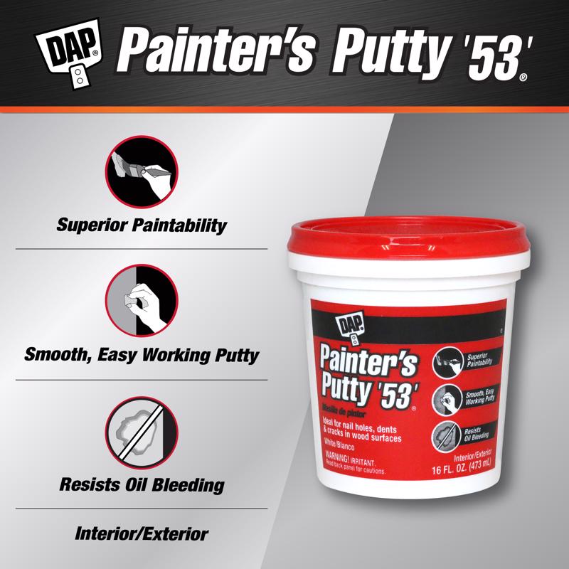 DAP Ready to Use White Painter's Putty 1 pt