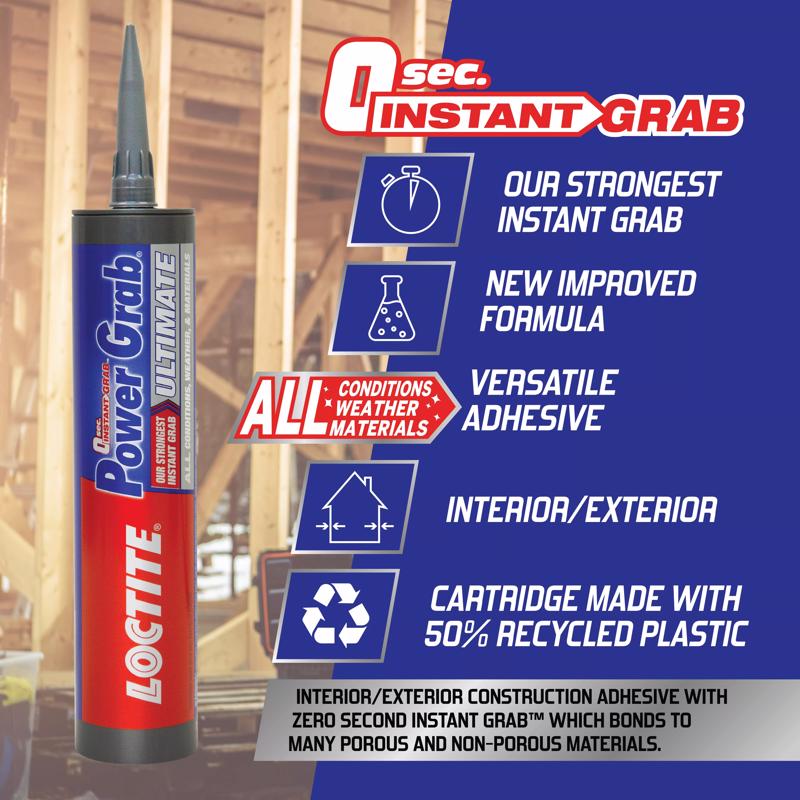 Loctite Power Grab Ultimate Construction Adhesive 9 oz