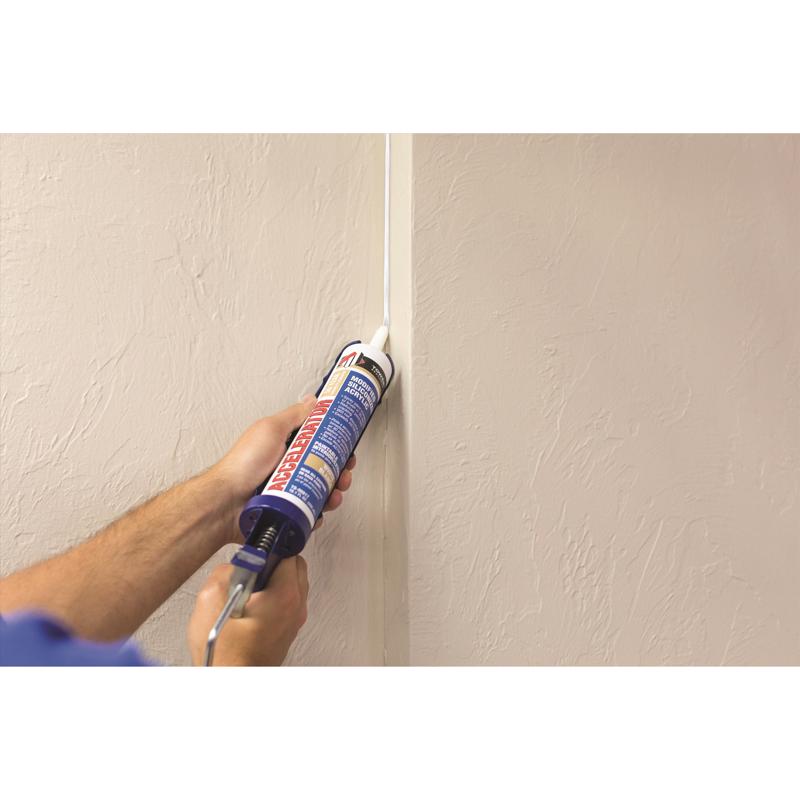 Tower Sealants Accelerator White Modified Siliconized Acrylic Sealant 10.1 oz