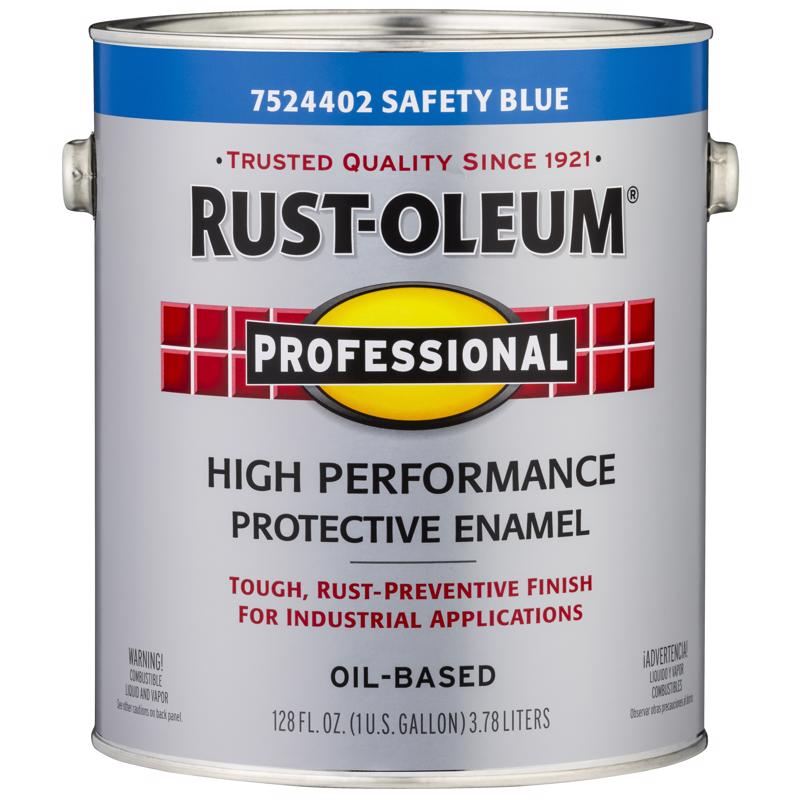 Rust-Oleum Professional Indoor and Outdoor Safety Blue Protective Paint 1 gal