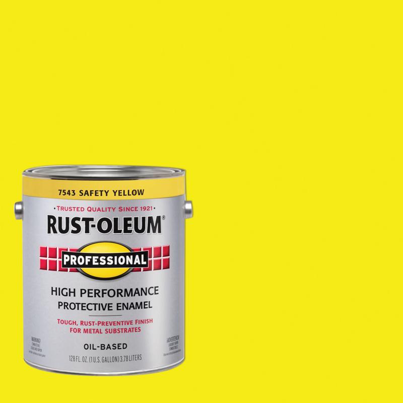Rust-Oleum Professional Indoor and Outdoor Safety Yellow Protective Enamel 1 gal