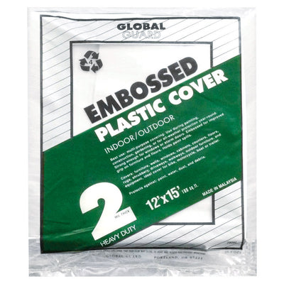 Premier GlobalGuard 12 ft. W X 15 ft. L X 2 mil Plastic Drop Cloth