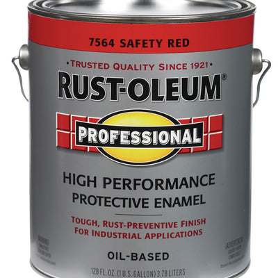Rust-Oleum Professional Indoor and Outdoor Safety Red Protective Paint 1 gal