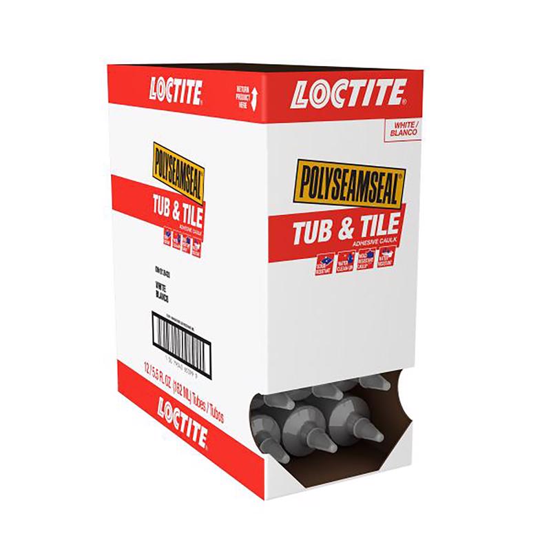 Loctite Polyseamseal White Acrylic Latex Kitchen and Bath Adhesive Caulk 5.5 oz
