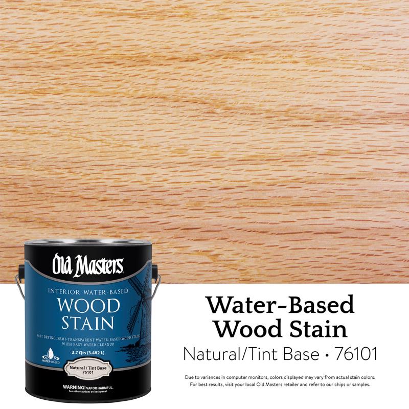 Old Masters Semi-Transparent Natural Tint Water-Based Latex Wood Stain 1 gal