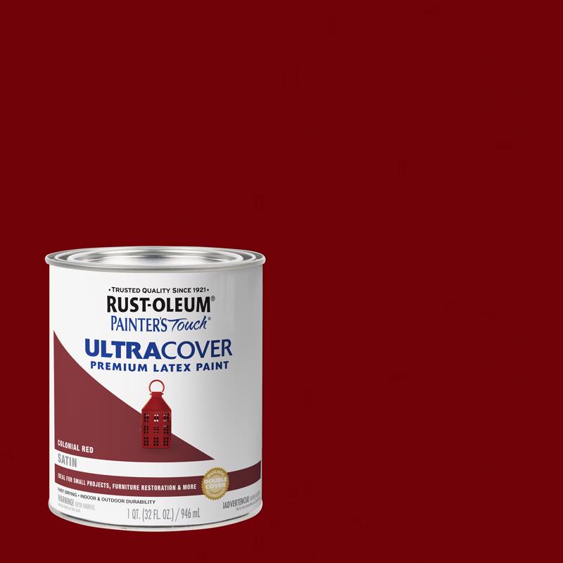 Rust-Oleum Painters Touch Ultra Cover Colonial Red Ultra Cover Paint 1 qt
