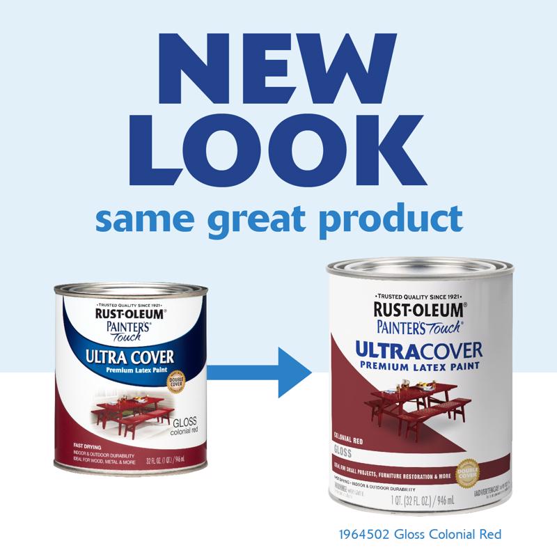 Rust-Oleum Painters Touch Ultra Cover Colonial Red Ultra Cover Paint 1 qt