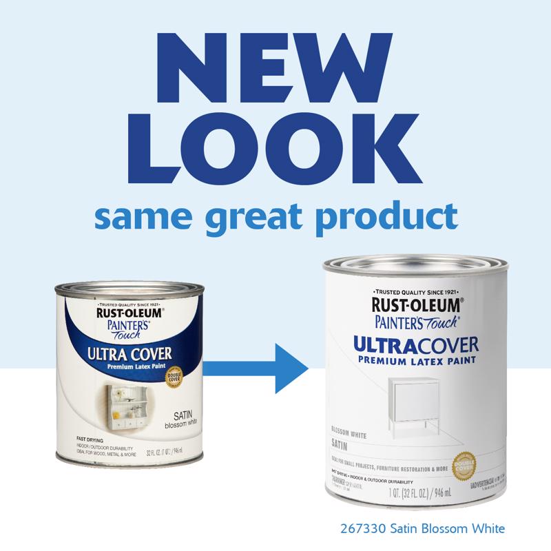Rust-Oleum Painters Touch Ultra Cover Blossom White Ultra Cover Paint 1 qt