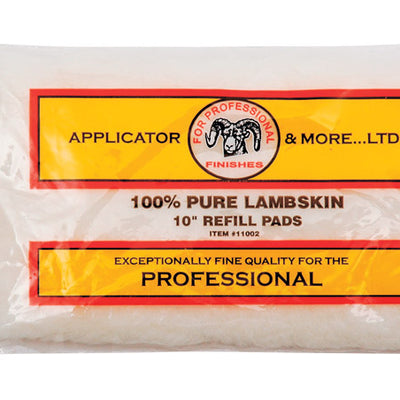 Linzer 1 in. W X 10 in. L White Lambskin Applicators