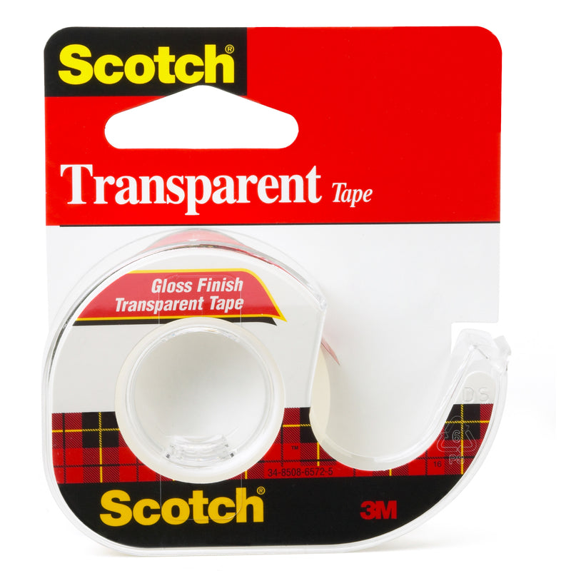 Scotch 1/2 in. W X 450 in. L Transparent Tape