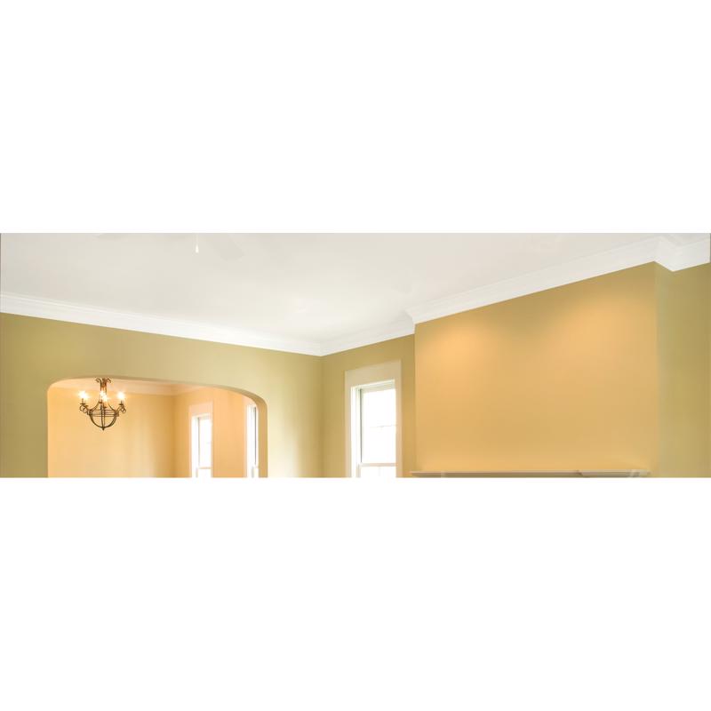 Zinsser Flat Bright White Water-Based Ceiling Paint and Primer in One Interior 1 gal