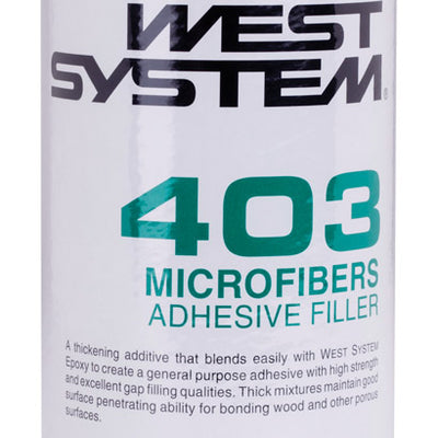 West System 403 Filler Extra Strength Microfibers Off-White Adhesive Filler 6 oz