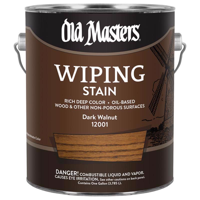 Old Masters Semi-Transparent Dark Walnut Oil-Based Wiping Stain 1 gal