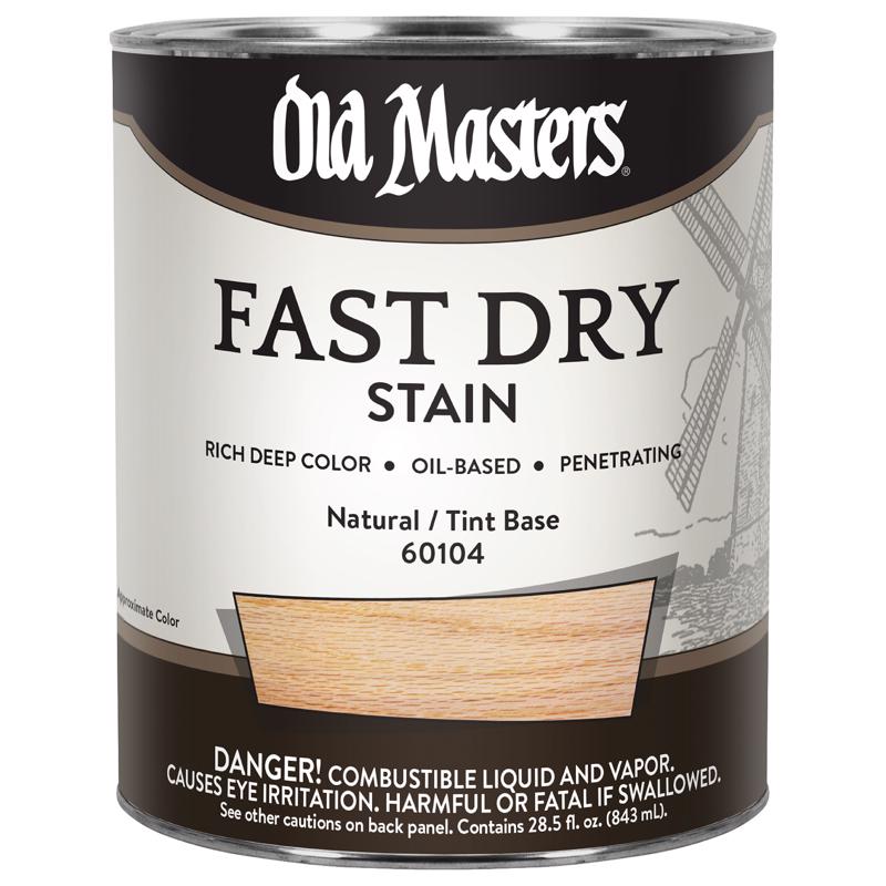 Old Masters Professional Semi-Transparent Natural Oil-Based Alkyd Fast Dry Wood Stain 1 qt