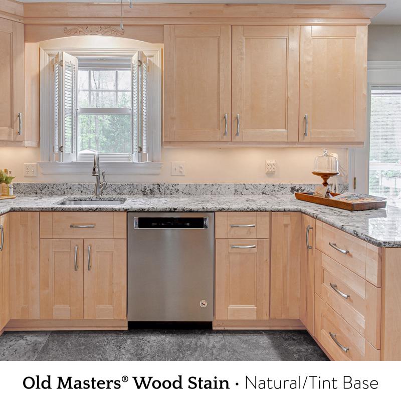 Old Masters Professional Semi-Transparent Natural Oil-Based Alkyd Fast Dry Wood Stain 1 qt