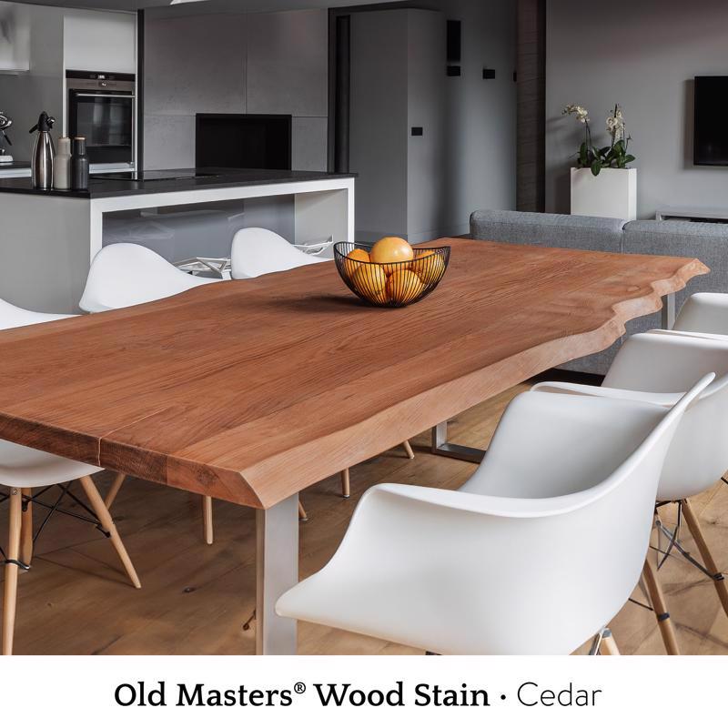 Old Masters Professional Semi-Transparent Cedar Oil-Based Alkyd Fast Dry Wood Stain 1 qt