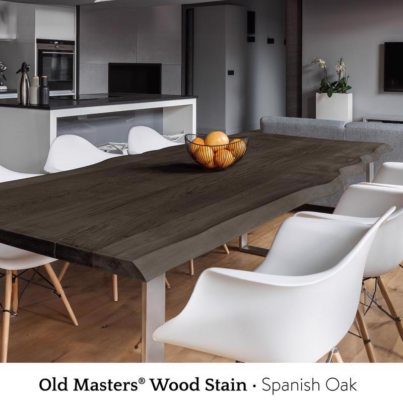 Old Masters Professional Semi-Transparent Spanish Oak Oil-Based Alkyd Fast Dry Wood Stain 1 qt