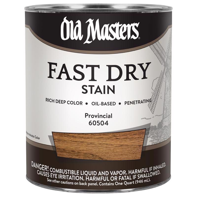 Old Masters Semi-Transparent Provincial Oil-Based Alkyd Fast Dry Wood Stain 1 qt