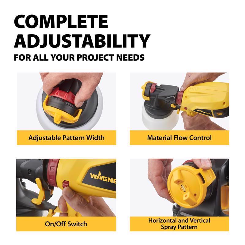 Wagner Control Spray Xtra Duty 6 psi Metal HVLP Stain Sprayer