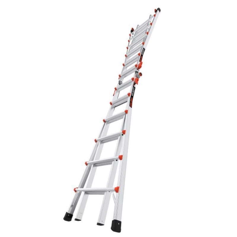 Little Giant Velocity 22 ft. H Aluminum Telescoping Multi-Position Ladder Type IA 300 lb. capacity
