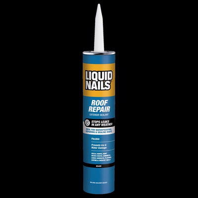 Liquid Nails Tough Repair Black Latex Caulk Sealant 10.3 oz