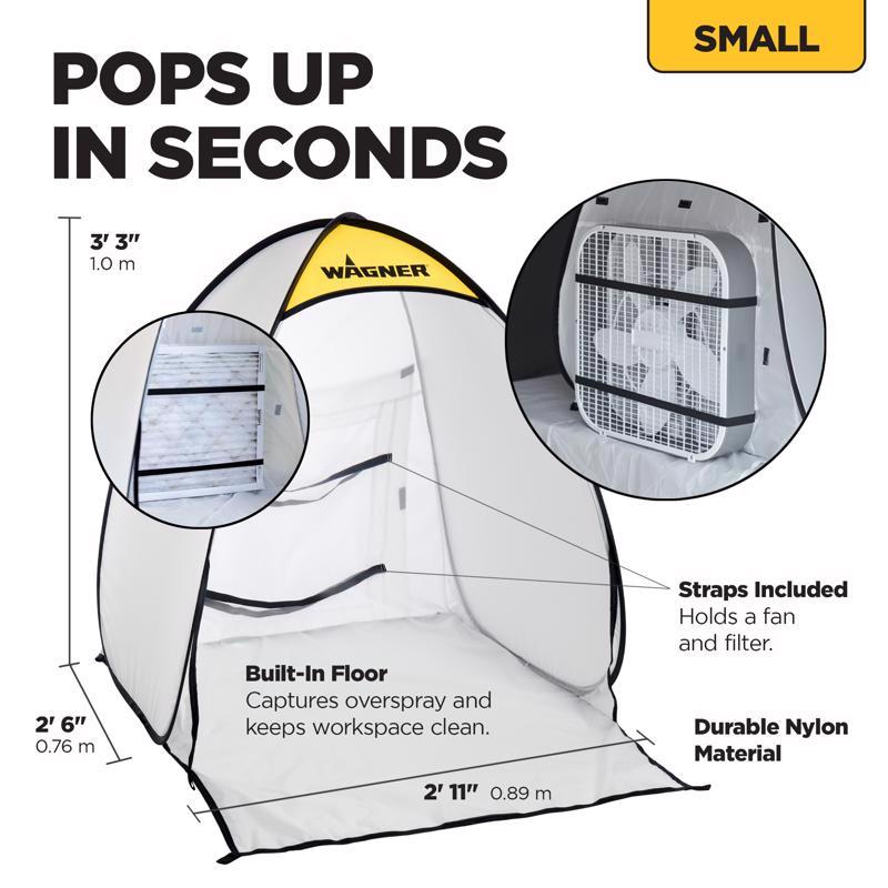 HomeRight 35 in. W X 30 in. L Paper/Poly Spray Shelter
