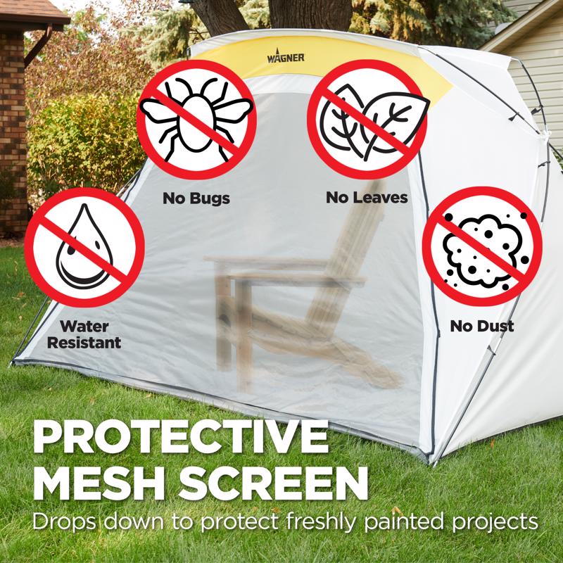 HomeRight 6 ft. W X 9 ft. L Paper/Poly Spray Shelter