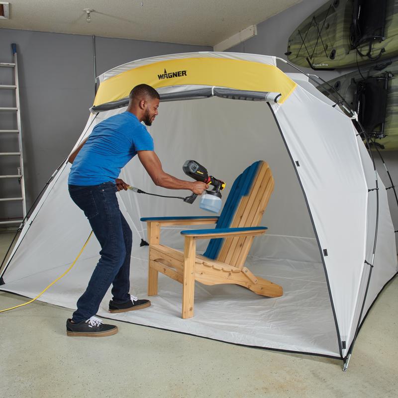 HomeRight 6 ft. W X 9 ft. L Paper/Poly Spray Shelter